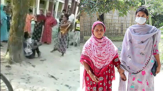 জামাইকে গাছে বেঁধে নির্যাতন, শাশুড়ি আটক