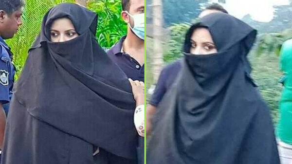 বোরকা পরে বেড়াচ্ছেন পরীমনি!