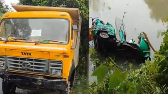 পাবনায় ট্রাক ও সিএনজি সংঘর্ষে শিশুসহ নিহত ২