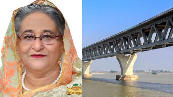 স্বপ্নের পদ্মা সেতুতে হাঁটলেন প্রধানমন্ত্রী