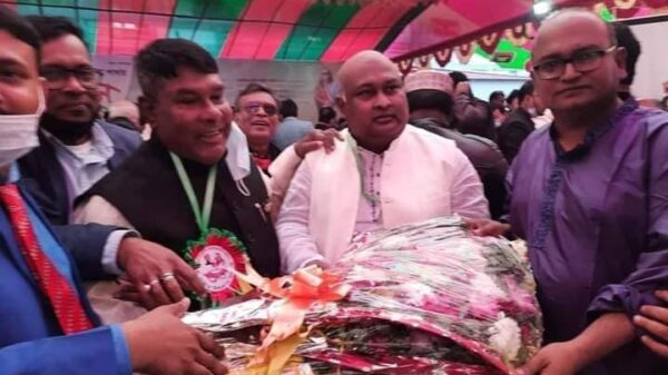 লোকমান হোসেন সভাপতি গোলাম হাসনাইন রাসেল সাধারণ সম্পাদক নির্বাচিত